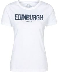 Mountain Warehouse - 'Edinburgh' Lightweight 100% Cotton Casual Short Sleeve Graphic T-Shirt - Lyst