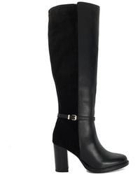Dune - 'Secrets' Leather Knee High Boots - Lyst