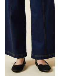 Dorothy Perkins - Wide Fit Paige Wrap Detail Ballet Pumps - Lyst