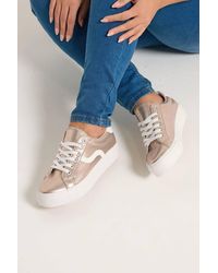 Yours - Faux Leather Trainers - Lyst
