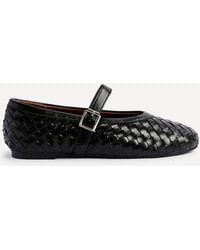Linzi - Daily Faux Leather Woven Mary Jane Pump - Lyst