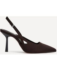 Linzi - Rhea Scuba Sling Back Court Heels - Lyst