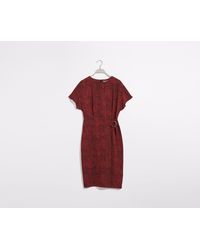 oasis buckle wiggle dress