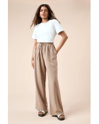 Dorothy Perkins - Petite Tie Waist Woven Pants - Lyst