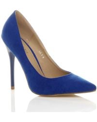 AJVANI - High Stiletto Heel Pointed Toe Court Shoes - Lyst