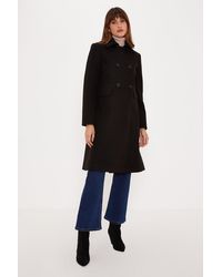 Oasis - Double Breasted Dolly Coat - Lyst