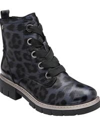 Lotus - Leopard-Print 'Jojo' Ankle Boots - Lyst