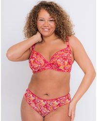 Curvy Kate - Lifestyle Plunge Bra Wired Mesh Lingerie - Lyst
