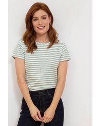 Kite - Tarrant Jersey Top Sage Stripe - Lyst