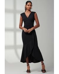 Jolie Moi - Mabruka Frill Fishtail Maxi Dress - Lyst