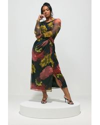 Yours - Abstract Knot Maxi Dress - Lyst