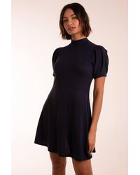 Blue Vanilla - Puff Sleeve Smock Dress - Lyst