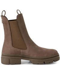 Infinity Leather - Tamaris Leather Classic High Pull-On Chelsea Ankle Boots - Lyst