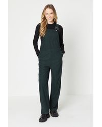 Oasis - Cord Pocket Detail Dungarees - Lyst