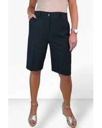 Paulo Due - Smart Pleated Tailored Shorts - Lyst