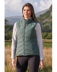 Mountain Warehouse - 'Opal' Lightweight Water Resistant Warm Padded Full Zip Puffer Jacketgilet - Lyst