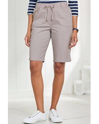 Cotton Traders - Wrinkle Free Pull-On Shorts - Lyst