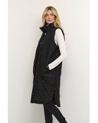 Kaffe - Kameria Quilted Waist Coat - Lyst