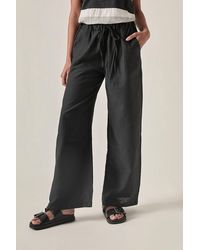 James Lakeland - Linen Blend Drawstring Trousers - Lyst