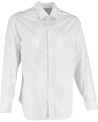 Giorgio Armani - Preloved Striped Long Sleeve Shirt - Lyst