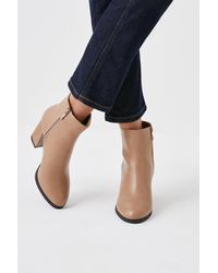 Oasis - Round Toe Ankle Boots - Lyst