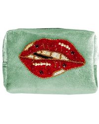 Oceanus Swimwear Green Lippy Bag