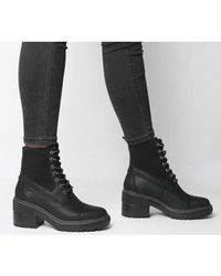 womens heeled timberland boots