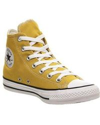 office yellow converse