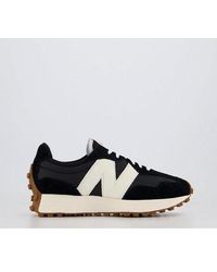 new balance 327 black sole