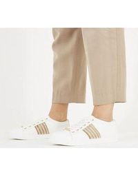 white trainers womens office