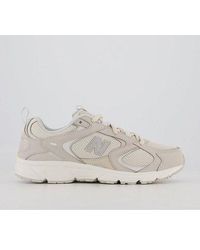 New Balance 408 Trainers Faux Leather in White | Lyst