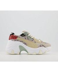 puma pulsar wedge sneakers in gray