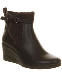 black wedge ugg boots