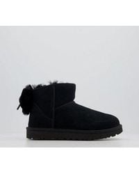 satin bow mini bottes classic