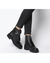 office black biker boots