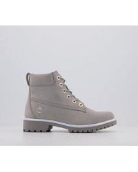 timberland gray womens boots