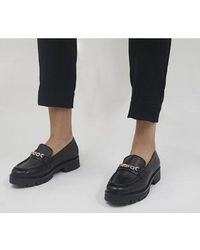 Office Frame Chunky Loafers - Black