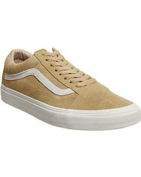 Lyst Vans Old Skool Vintage Sudan Brown In For Men Vans Old Skool Lyst