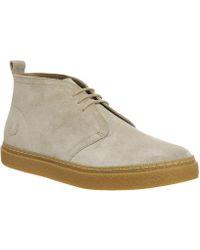 fred perry suede boots