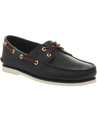 timberland boat shoes black