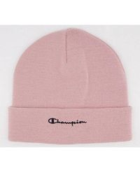 Champion Synthetic Beanie Cap Black 