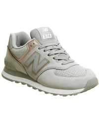 white new balance shoes 574