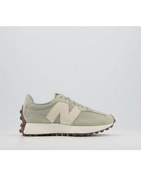 new balance 327 womens cream white trainers