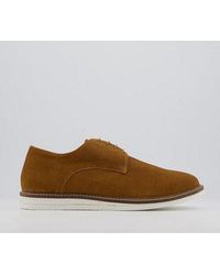 Office Cash Suede Sports Derby Shoes - Brown