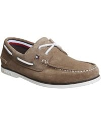 tommy hilfiger classic boat shoe