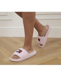 Tommy Hilfiger Slippers for Women - Up to 62% off at Lyst.com