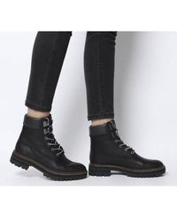 london square 6 inch boot for women in burgundy