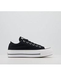 white converse platform boots