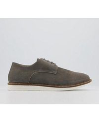 Office Cash Suede Sports Derby Shoes - Gray
