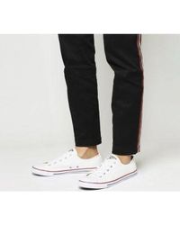 converse all star dainty low white